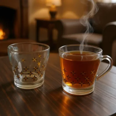 فنجان پاشاباغچه مدل کروم طلایی کد 55233